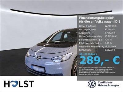 Gebraucht VW ID.3 Pro 106 kW (145 PS) 2022 Grau Kleinwagen