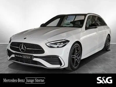 Gebraucht Mercedes C200 AMG 163 PS (119 kW) 2024 Unilack polarweiß Kombi