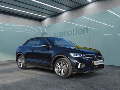 Gebraucht VW T-Roc Cabriolet R-line 150 PS (110 kW) 2024 Schwarz Cabrio