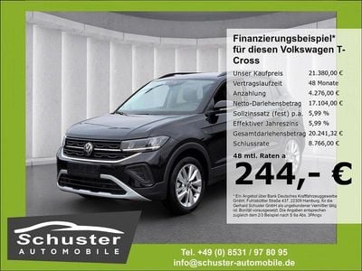 Gebraucht VW T-Cross Goal 95 PS (69 kW) 2025 Schwarz SUV