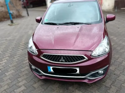 Begagnad Mitsubishi Space Star Intro Edition 80 HK (58 kW) 2016 Lila Halvkombi