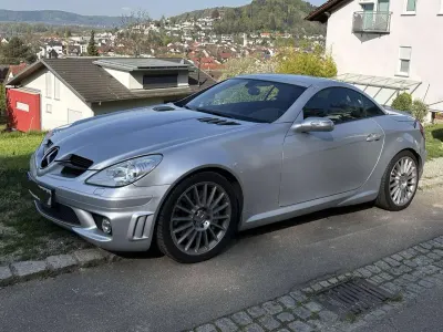 Gebraucht Mercedes SLK55 AMG AMG 360 PS (264 kW) 2005 Silber Cabrio