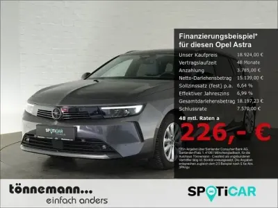 Gebraucht Opel Astra Elegance 131 PS (96 kW) 2024 Grau Kleinwagen