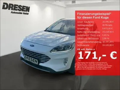 Brugt Ford Kuga Titanium S 120 HK (88 kW) 2020 Hvid SUV