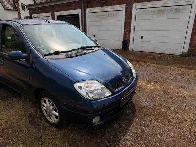 Gebraucht Renault Scénic 107 PS (78 kW) 2002 Blau Van / Kleinbus
