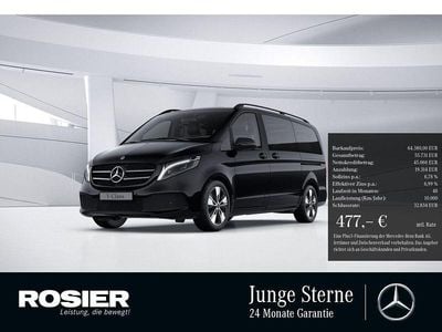 Schwarz Gebraucht 2024 Mercedes V250 Edition Van / Kleinbus | 64.380 € (Etwas zu teuer)