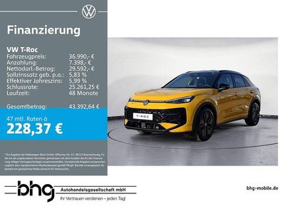 Gebraucht VW T-Roc R-line 150 PS (110 kW) 2025 Gelb SUV