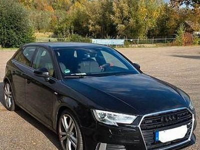 Begagnad Audi A3 S-Line 150 HK (110 kW) 2020 Svart Sedan