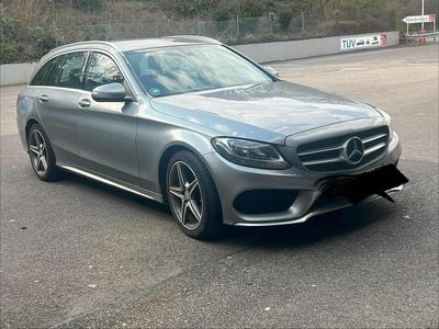 Usata Mercedes C220 AMG line 170 CV (125 kW) 2016 Grigio Station wagon
