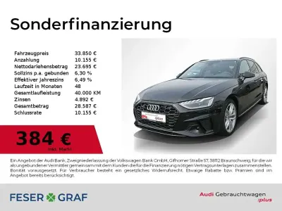 Gebraucht Audi A4 S-Line 265 PS (194 kW) 2023 Mythosschwarz metallic Kombi
