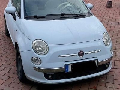 Gebraucht Fiat 500 Lounge 69 PS (50 kW) 2009 Blau Cabrio