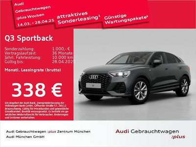 Gebraucht Audi Q3 Sportback S-Line 245 PS (180 kW) 2024 Daytonagrau perleffekt SUV