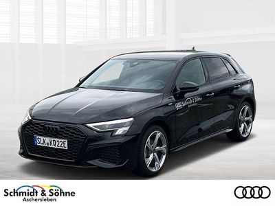 Mythosschwarz metallic Gebraucht 2024 Audi A3 Sportback e-tron S-Line Kleinwagen | 36.910 € (Teuer)