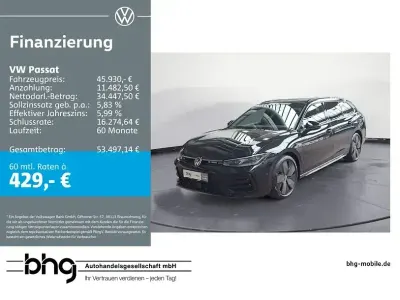 Gebraucht VW Passat R-line 150 PS (110 kW) 2026 Schwarz Kombi