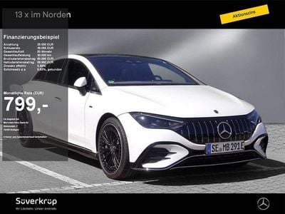 Gebraucht Mercedes EQE AMG 43 AMG 350 kW (476 PS) 2022 Manufaktur opalithweiß bright Limousine
