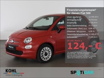 gebraucht Fiat 500 Lounge 1.0 Mild Hybrid 70PS PDC Klima Touchs