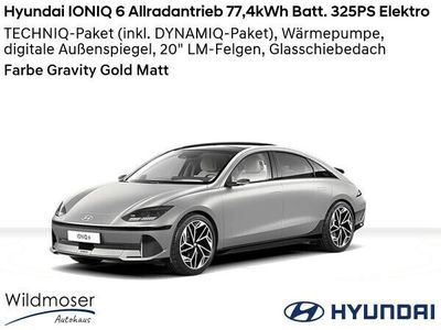 gebraucht Hyundai Ioniq 6 ⚡ Allradantrieb 774kWh Batt. 325PS Elektro ⏱ Sofort verfügbar! ✔️ mit 5 Zusatz-Paketen