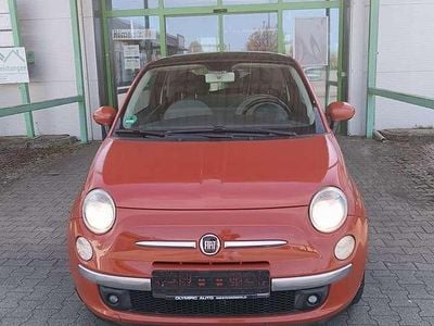 Usata Fiat 500 Lounge 69 CV (50 kW) 2009 Arancione Cabrio