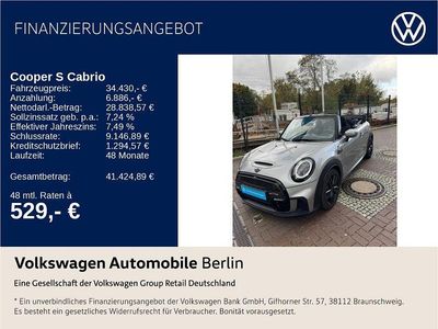 Gebraucht Mini John Cooper Works Cabriolet 178 PS (130 kW) 2023 Melting silver iii Cabrio