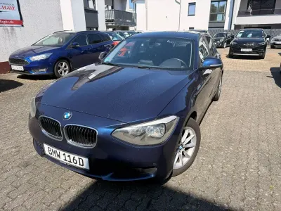 Gebraucht BMW 116 Efficient Dynamics 116 PS (85 kW) 2014 Blau Kleinwagen