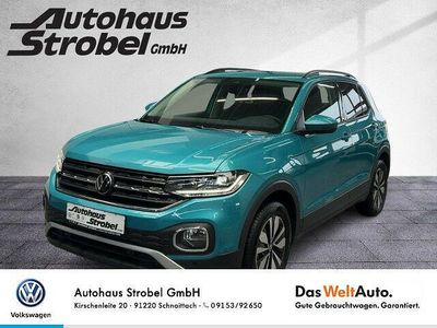 Gebraucht VW T-Cross Move 110 PS (80 kW) 2023 Makena türkis metallic SUV