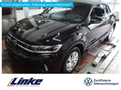 Gebraucht VW T-Roc Cabriolet R-line 150 PS (110 kW) 2023 Schwarz Cabrio