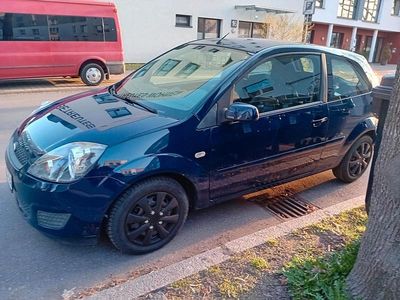 Gebraucht Ford Fiesta 2008 Blau Kleinwagen