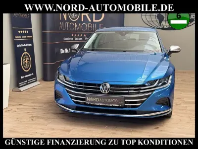 Gebraucht VW Arteon Elegance 218 PS (160 kW) 2021 Eisvogelblau metallic (metallic) Kombi