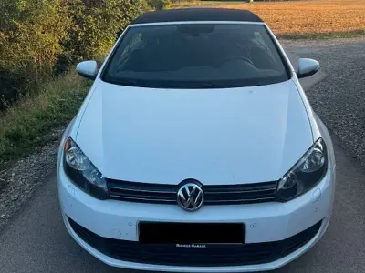 Gebraucht VW Golf Cabriolet 105 PS (77 kW) 2012 Weiß Cabrio