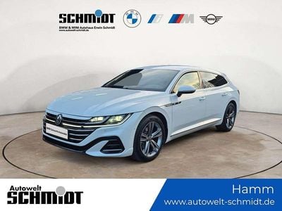 Oryxweiß perlmutteffekt Gebraucht 2021 VW Arteon R-line Kombi | 31.770 € (Fairer Preis)