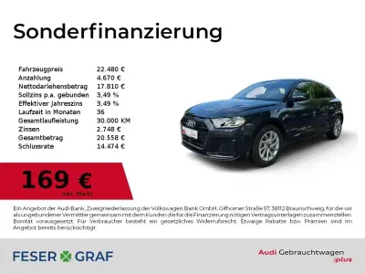 Gebraucht Audi A1 Sportback Advanced 116 PS (85 kW) 2025 Manhattangrau metallic Kleinwagen