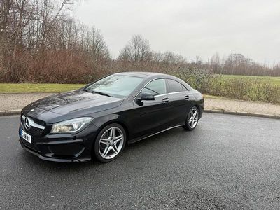 Schwarz Gebraucht 2015 Mercedes CLA220 AMG line Limousine | 20.700 € (Etwas zu teuer)