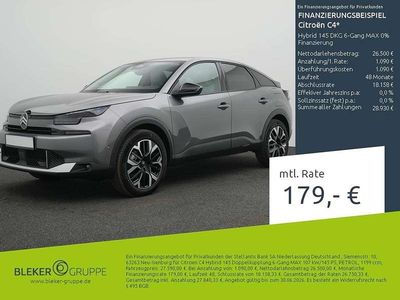 Neu Citroën C4 145 PS (106 kW) 2026 Eclipse blau (metallic) SUV