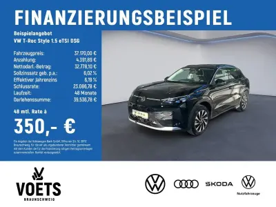 Neu VW T-Roc Style 150 PS (110 kW) 2026 Schwarz SUV