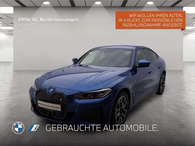 Blau Gebraucht 2022 BMW i4 Shadowline Limousine | 38.901 € (Fairer Preis)