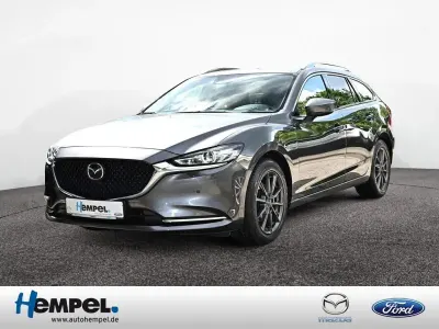 Gebraucht Mazda 6 Exclusive-Line 165 PS (121 kW) 2023 Grau / machine gray (metallic) Kombi