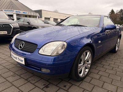 Gebraucht Mercedes SLK230 193 PS (141 kW) 1998 Blau Cabrio