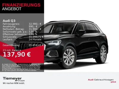 Gebraucht Audi Q3 Advanced 150 PS (110 kW) 2025 Schwarz SUV