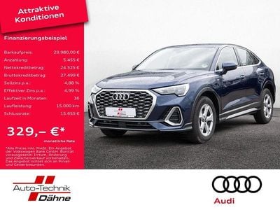 Gebraucht Audi Q3 Sportback S-Line 150 PS (110 kW) 2022 Navarrablau SUV