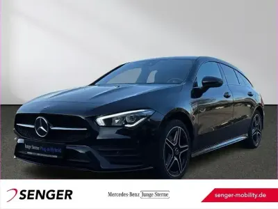 Brugt Mercedes CLA250e Shooting Brake AMG 218 HK (160 kW) 2020 Sort Stationcar