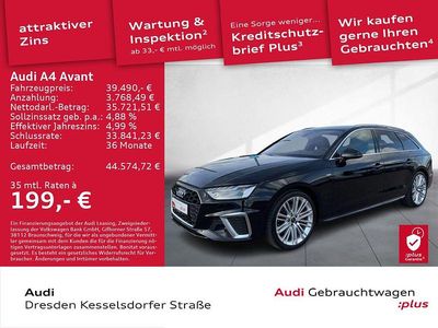 gebraucht Audi A4 S line 40 TFSI quattro 150(204) kW(PS)