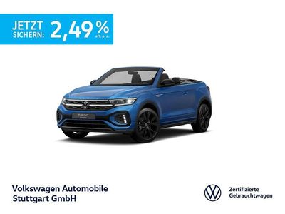 Gebraucht VW T-Roc Cabriolet Style 150 PS (110 kW) 2025 Ravennablau metallic/schwarz Cabrio