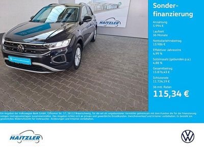 Second-hand VW T-Roc Life 110 CP (80 kW) 2023 Negru SUV