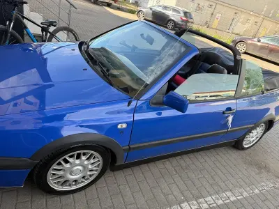 Usata VW Golf 101 CV (74 kW) 1997 Blu Cabrio