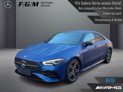 Gebraucht Mercedes CLA200 AMG line 163 PS (119 kW) 2024 Blau Coupé