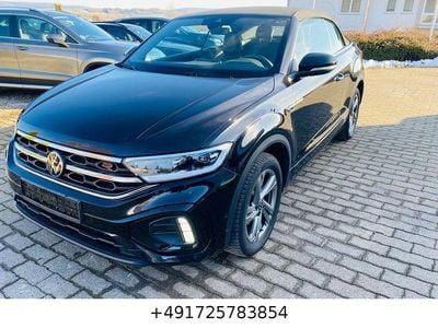 Gebraucht VW T-Roc Cabriolet R-line 150 PS (110 kW) 2023 Schwarz Cabrio