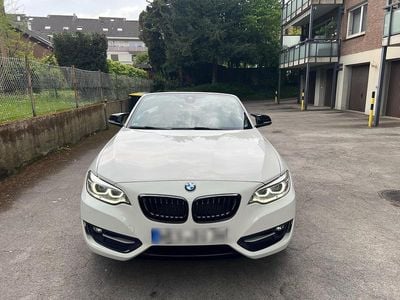 Gebraucht BMW 218 Sport Line 136 PS (100 kW) 2016 Weiß Cabrio