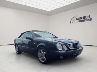 Gebraucht Mercedes CLK320 218 PS (160 kW) 1999 Obsidianschwarz Cabrio