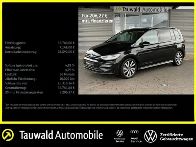 Gebraucht VW Touran Highline 150 PS (110 kW) 2024 Schwarz Van / Kleinbus