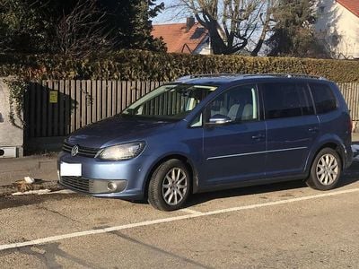 Gebraucht VW Touran Highline 170 PS (125 kW) 2012 Blau Van / Kleinbus